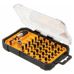 Coffret d'embouts de vissage � chocs 32 pi�ces ? alliage d'acier s2 ? embouts plats, philips, pozidriv, ...