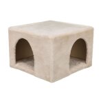 Trixie - abri douillet peluche - 36 x 25 x 36 cm - beige - pour lapins et petits rongeurs