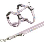 Trixie - harnais junior 23 - 34 cm / 8 mm avec laisse mauve pour chiot Trixie - harnais junior 23 - 34 cm / 8 mm avec laisse mauve pour chiot