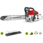 Greencut - tronçonneuse à essence 65cc 3, 8cv, moteur 2 temps, lame 20', longueur de coupe 50, 8cm, abattage, ... Greencut - tronçonneuse à essence 65cc 3, 8cv, moteur 2 temps, lame 20', longueur de coupe 50, 8cm, abattage, ...