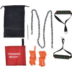 Tron�onneuse manuelle � perche 48 pouces �lagage pro coupe branches hauteur avec cha�ne acier mangan�se ...