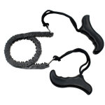 Tron�onneuse de poche, scie � main de survie, scie � cha�ne manuelle en m�tal l�ger portable accessoire ...