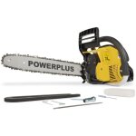 Powerplus - trononneuse thermique powxg10211 - lagueuse  essence de 37, 2 cc, guide de 400 mm et rservoir ...