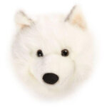 Troph�e peluche lucy le loup blanc