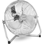 Trotec ventilateur de sol tvm 12 chrom, rtro, 37w, diamtre 30cm