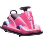 Trottinette �lectrique enfant pivotante � 360�, avec guidon, lumi�res led, musique, pour 3 - 8 ans, rose ...