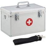 Trousse de premiers secours en aluminium