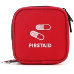 Trousse de premiers secours portable oxford red pour la maison, le camping et la randonn�e, compacte ...