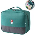 Trousse premiers secours zipp�e vide, organisateur m�dicaments en tissu oxford