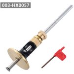 Trusquin de traage, avec roue pour bois tendres et durs, verrou de scurit, fonction de micro rglage?noir? ...