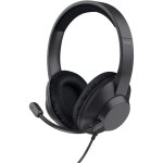 Trust ayda max casque avec fil arceau appels / musique usb type - c / usb type - a noir