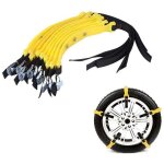 Trywise 10pcs cha�nes pour pneus antid�rapants, cha�ne universelle � neige pour ceinture de pneu, cha�nes ...