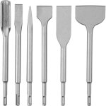 Trywise jeu de 6 burins pour burin � b�ton , jeu de forets pour marteau perforateur, comprenant un burin ...