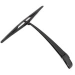 Trywise jeu de balais de bras d'essuie - glace arri�re accessoire de voiture noir caoutchouc abs pour ...