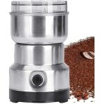 Trywise moulin � c�r�ales �lectrique, broyeur � herbes, broyeur � grains de caf� �lectrique en acier ...