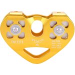 Trywise poulie de chariot � c�ble � double poulie de tyrolienne, poulie d'escalade, sauvetage pour l'alpinisme ...