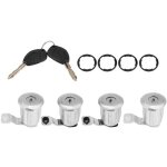 Trywise serrure berlingo 2002, ensemble de barillet de serrure de porte de voiture avec cl�s adapt�es ...