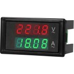 Trywise voltm�tre - amp�rem�tre num�rique 80 - 300 v ca 100 a avec double affichage led vert / rouge ...