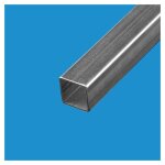 Tube carr� acier 40 mm epaisseur - 2 mm, longueur - 3 metres