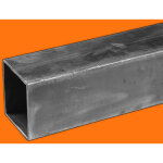 Deco fer forge ? tube carr� en acier 45x45mm ? �paisseur 2mm ? longueur 1m20 ? acier brut s235 pour ferronneri ...
