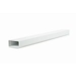 Tube plat conduit de ventilation 1000 mm avec manchon