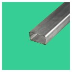 Tube rectangulaire inox 100x40 longueur - 0. 5 m�tre