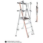 Tubesca - comabi - escabeau aluminium roulant pour rayonnage v�loce gc portillon