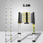 Swanew echelle télescopique 3, 2m echelle multifonctionnelle aluminium echelle simple echelle polyvalente ... Swanew echelle télescopique 3, 2m echelle multifonctionnelle aluminium echelle simple echelle polyvalente ...
