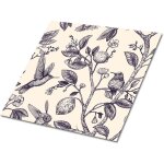Tulup - carreaux autocollants pvc, carrelage pvc adhsif - 30x30cm - kit de 9 - oiseaux sur une branche, ...