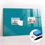 Tulup - tableau magntique, panneau d'affichage, pense - bte, impression sur verre ? 60 cm x 40 cm - ...