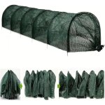 Tunnel de croissance pliable, r�utilisable r�seau des plantes de serre tunnel pour couvrir les jardin, ...