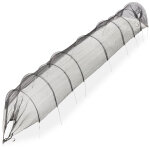 Tunnel de forçage, 5 mètres, filet pe, avec arcs tunnel, pour légumes, fraises, jardin, pliable, noir ... Tunnel de forçage, 5 mètres, filet pe, avec arcs tunnel, pour légumes, fraises, jardin, pliable, noir ...