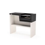 Movelar - tuozi - barbecue fixe pour bois et charbon mod�le plana plegada corta (blanc / noir - 118 x ...