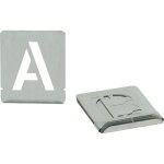 Pochoir chiffres a - z sh 100mm turnus Pochoir chiffres a - z sh 100mm turnus