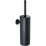 Brosse toilettes wc suspendu noir avec support de brosse, balai toilette wc en acier inox 304  manche ...