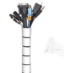 Cache cable, 2m gaine souple electrique cable management pour ranger ou cacher les tv pc câbles, gestion ... Cache cable, 2m gaine souple electrique cable management pour ranger ou cacher les tv pc câbles, gestion ...
