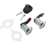 Tuserxln - cylindre de barillet de serrure de porte gauche droite avec 2 cls 7701470944 adapt pour ...