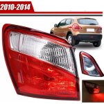 Tuserxln - feu arrire led tanche et rsistant aux chocs, aile extrieure, pour qashqai 2010  2014, ...