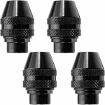 Tuserxln - mandrin sans cl pour, 4 pcs mandrins adaptateur multifonction mini perceuse sans cl pour ...