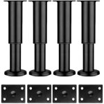 Pieds de meubles réglables en métal - lot de 4 pieds de canapé / canapé / armoire / lit - pieds de support ... Pieds de meubles réglables en métal - lot de 4 pieds de canapé / canapé / armoire / lit - pieds de support ...