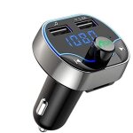 Transmetteur fm bluetooth, voiture chargeur lecteur mp3, adaptateur radio sans fil kit Émetteur Transmetteur fm bluetooth, voiture chargeur lecteur mp3, adaptateur radio sans fil kit Émetteur