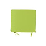 Coussins boite pour chaises et fauteuils 6 pcs vert pomme 38x41x5 cm pour jardin exte'rieur