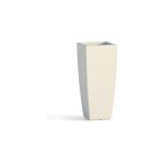 Tuttacasa - vase de'co en re'sine blanc glace 40x40x90 cm pour ameublement inte'rieur et exte'rieur Tuttacasa - vase de'co en re'sine blanc glace 40x40x90 cm pour ameublement inte'rieur et exte'rieur