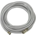 Tuyau � air comprim� en pvc arm� - mecafer - sortie ba�onnette + coupleur dimensions 6 x 11, longueur ...