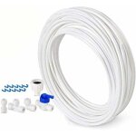 Tuyau d'alimentation en eau de 10 m - kit de connexion pour réfrigérateur double porte de style européen ... Tuyau d'alimentation en eau de 10 m - kit de connexion pour réfrigérateur double porte de style européen ...