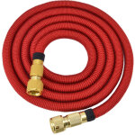 Tuyau d'arrosage extensible en laiton avec raccord rapide, longueur 7, 5 m (24, 6 pi), id�al pour l'arrosage ...