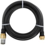 Tuyau d'aspiration avec raccords en laiton noir 1, 1  7 m pvc vidaxl