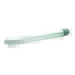 Tuyau coaxial d'aspiration / �vacuation � 60 / 100 - aluminium, longueur 1000 mm
