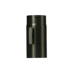 Tuyau de coffre en acier de porcelaine noire 130 mm 13 cm avec amortisseur