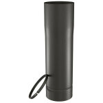 Ten - tuyau coulissant 348541 �mail noir mat 50cm d150mm avec bague